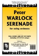 Serenade for Strings Orchestra sheet music cover